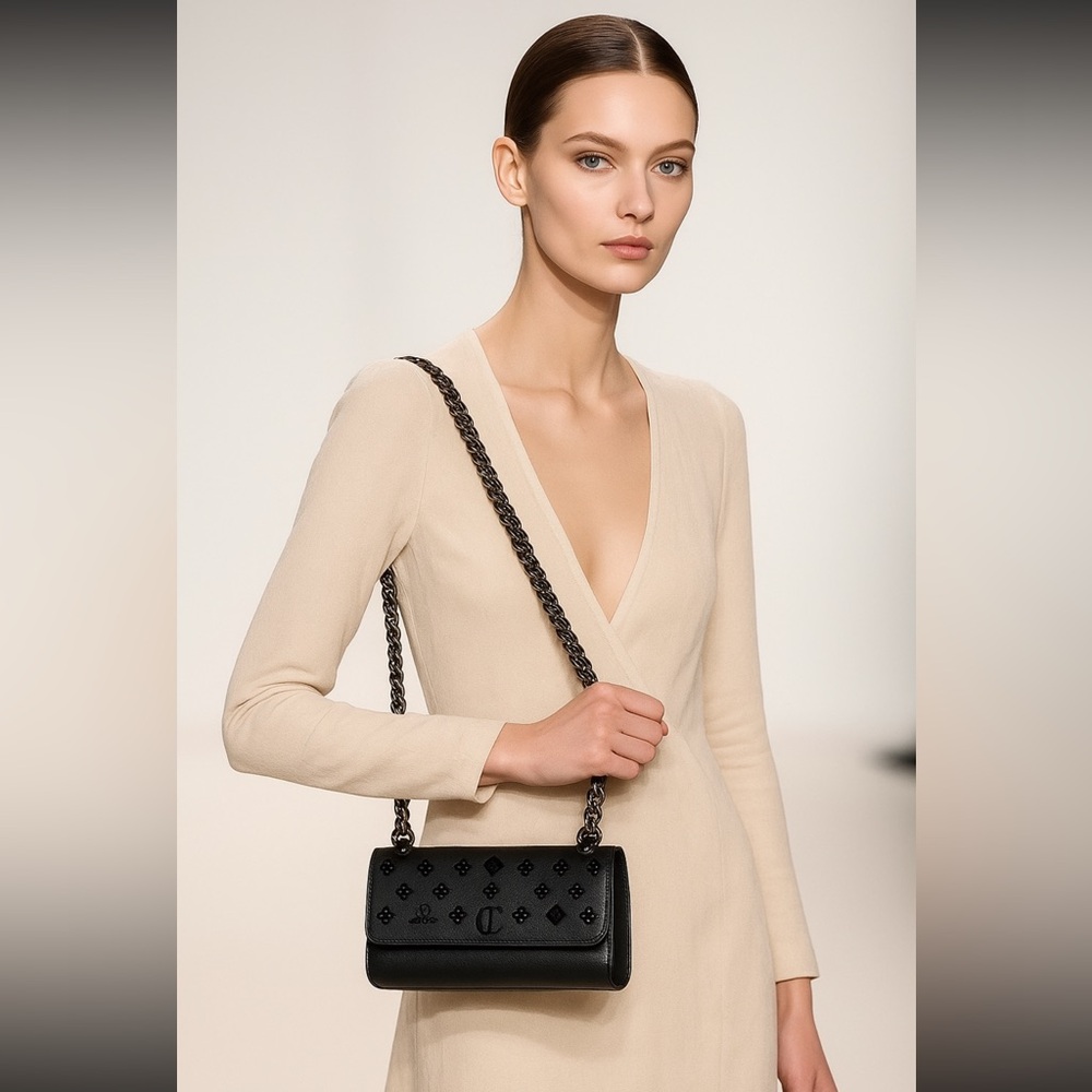 Christian Louboutin Studded Crossbody Bag - Picture 4 of 17